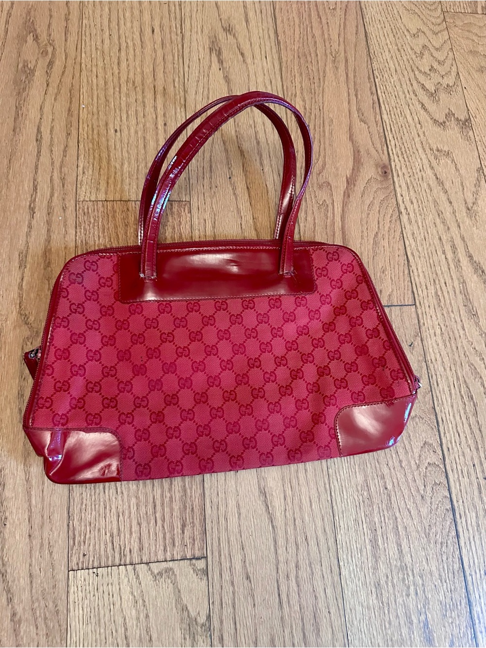 Gucci GG canvas shoulder bag